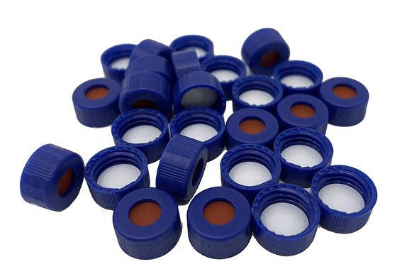 Hydraulische het Laboratoriumfles 13mm van het steekproefserum Rood Vial Septa
