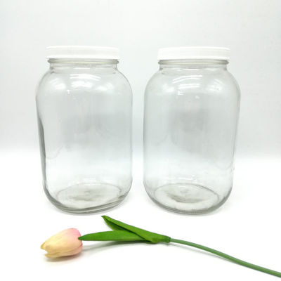Het glasflessen van de schroefdeksel Lege 4L 14oz inenting