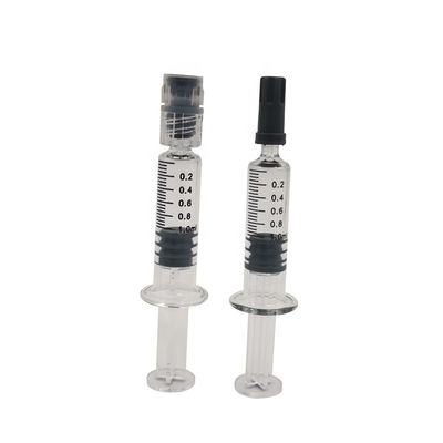 Katoenen 0.5ml Borosilicate van de Luerhoofd Gekleurde Duiker Glasspuit