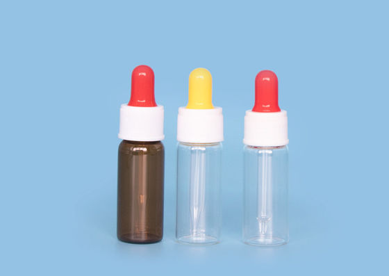 Werk Vlakke Vierkante Farmaceutische 5ml-Druppelaarflessen uit