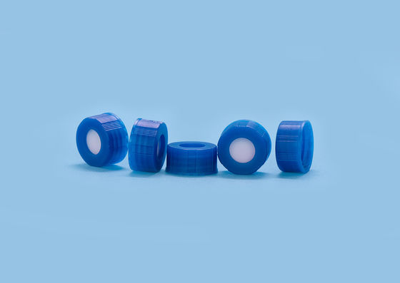 Blauwe Injectie Plastic Farmaceutische PTFE Hplc Flesjekappen