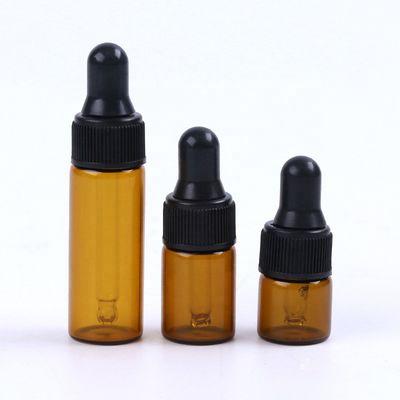 Ronde Bal Lege LFGB 30ml MSDS Amber Dropper Bottles