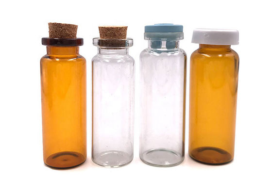 De rubberfles van het Kurk Strakke H39 OD18 Borosilicate Glas